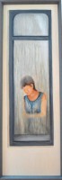 Nr.18 | Riny Beekman-Giesen | Stil verdriet | Olie | 108 x 28 | met houten lijst